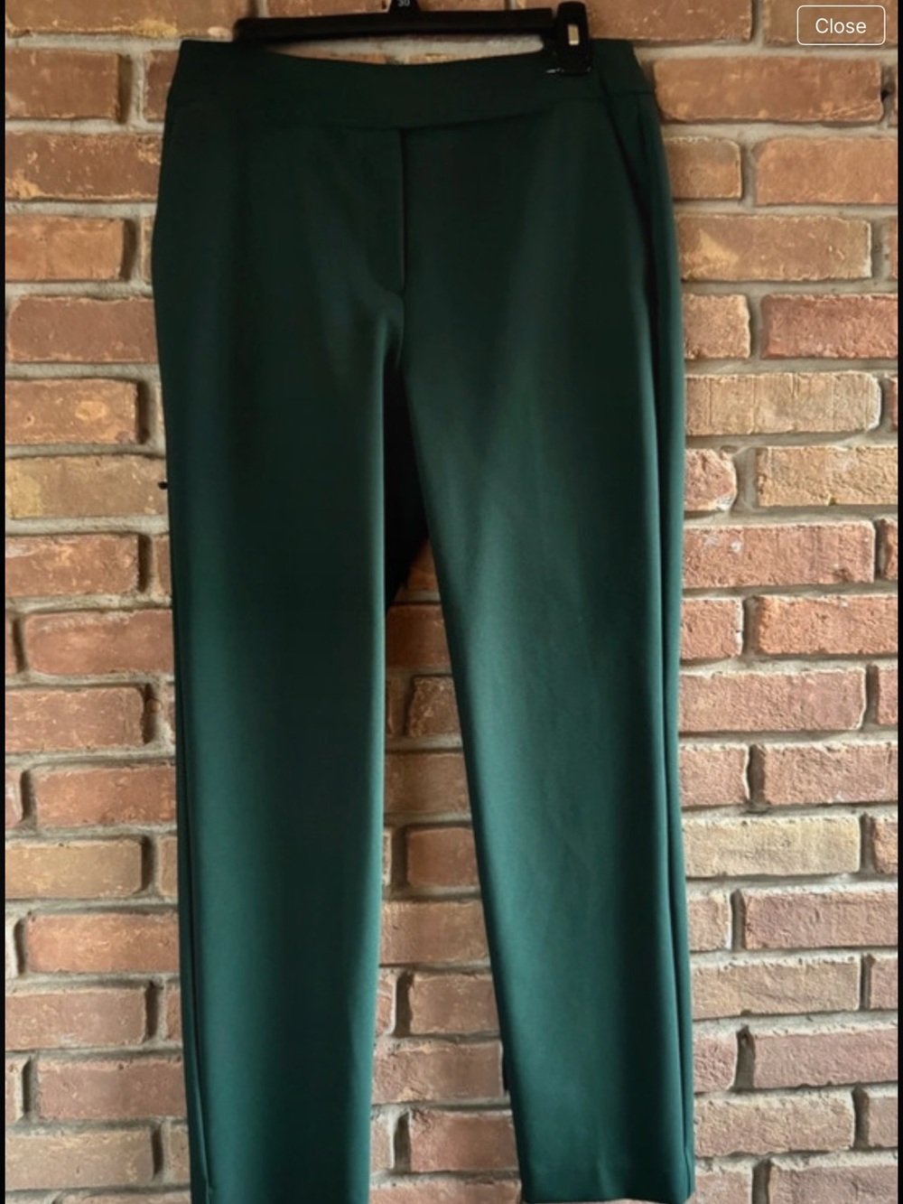 Rachel Zoe Forest Green Straight Leg Ponte Pants